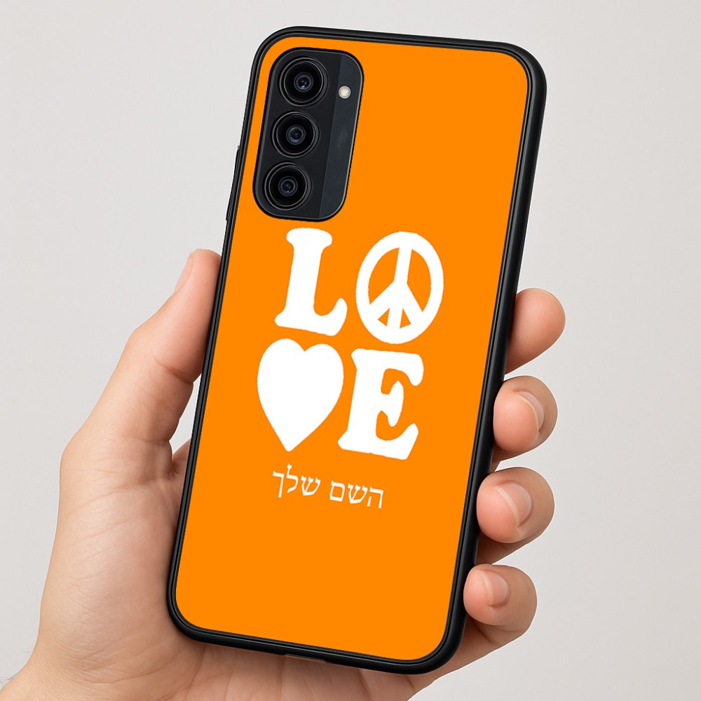 כיסוי בעיצוב אישי עם השם שלך לדגם - Motorola Moto G35 5G בעיצוב אהבה