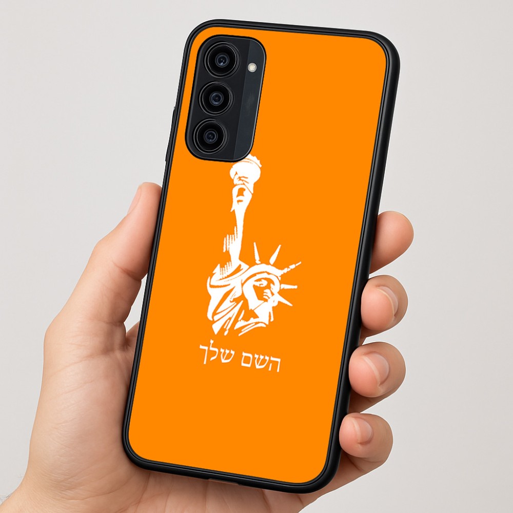 כיסוי בעיצוב אישי עם השם שלך לדגם - Motorola Moto G35 5G בעיצוב פסל החירות