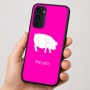 כיסוי בעיצוב אישי עם השם שלך לדגם - Motorola Moto G35 5G בעיצוב חזיר