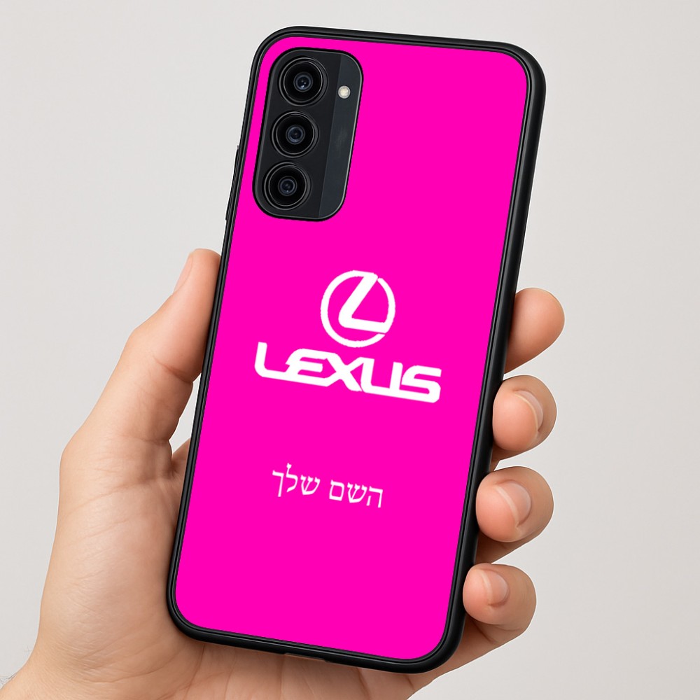 כיסוי בעיצוב אישי עם השם שלך לדגם - Motorola Moto G35 5G בעיצוב לקסוס