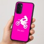 כיסוי בעיצוב אישי עם השם שלך לדגם - Motorola Moto G35 5G בעיצוב מוטוקרוס