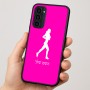 כיסוי בעיצוב אישי עם השם שלך לדגם - Motorola Moto G35 5G בעיצוב רץ רץ אישה