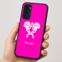 כיסוי בעיצוב אישי עם השם שלך לדגם - Motorola Moto G35 5G בעיצוב פרחי קרן