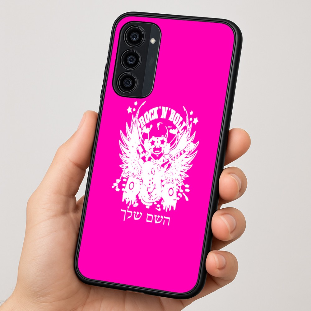 כיסוי בעיצוב אישי עם השם שלך לדגם - Motorola Moto G35 5G בעיצוב רוקנרול