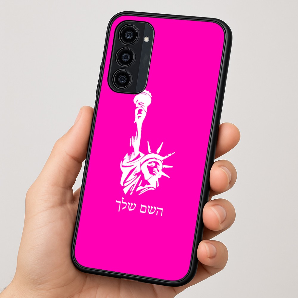כיסוי בעיצוב אישי עם השם שלך לדגם - Motorola Moto G35 5G בעיצוב פסל החירות