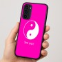 כיסוי בעיצוב אישי עם השם שלך לדגם - Motorola Moto G35 5G בעיצוב סמל יינג יאנג