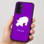 כיסוי בעיצוב אישי עם השם שלך לדגם - Motorola Moto G35 5G בעיצוב קרנף