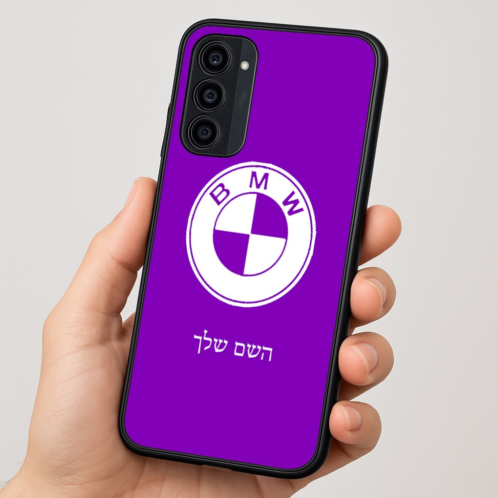 כיסוי בעיצוב אישי עם השם שלך לדגם - Motorola Moto G35 5G בעיצוב ב.מ.וו