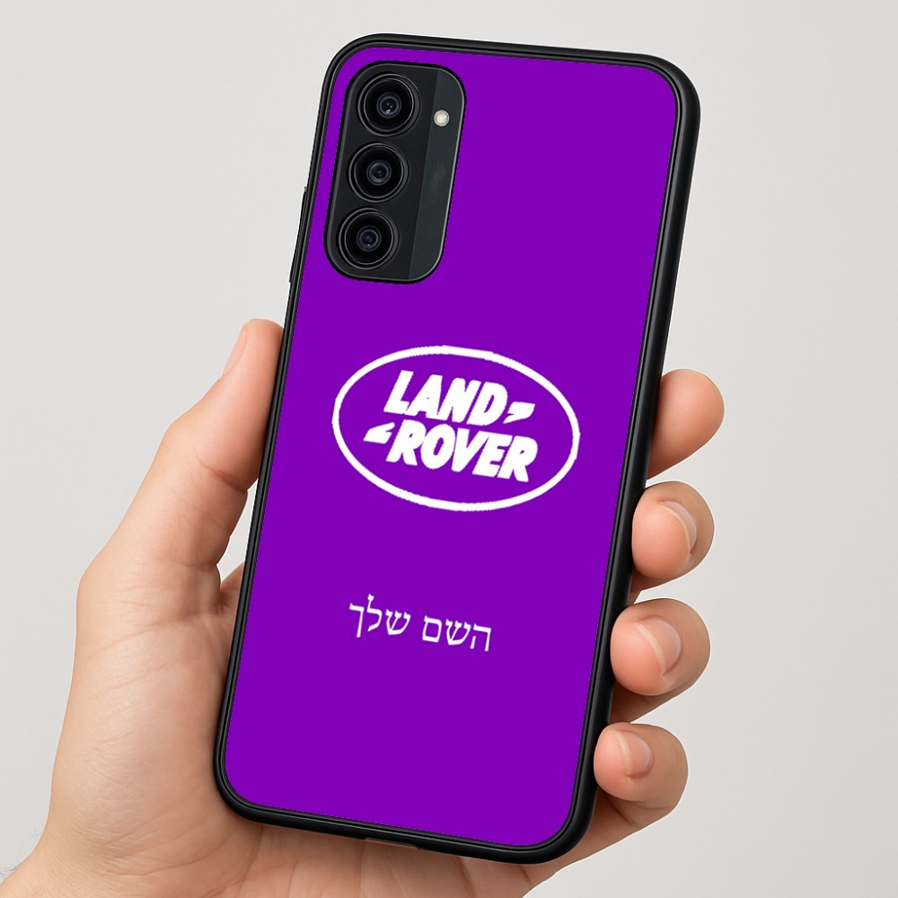 כיסוי בעיצוב אישי עם השם שלך לדגם - Motorola Moto G35 5G בעיצוב לנד רובר