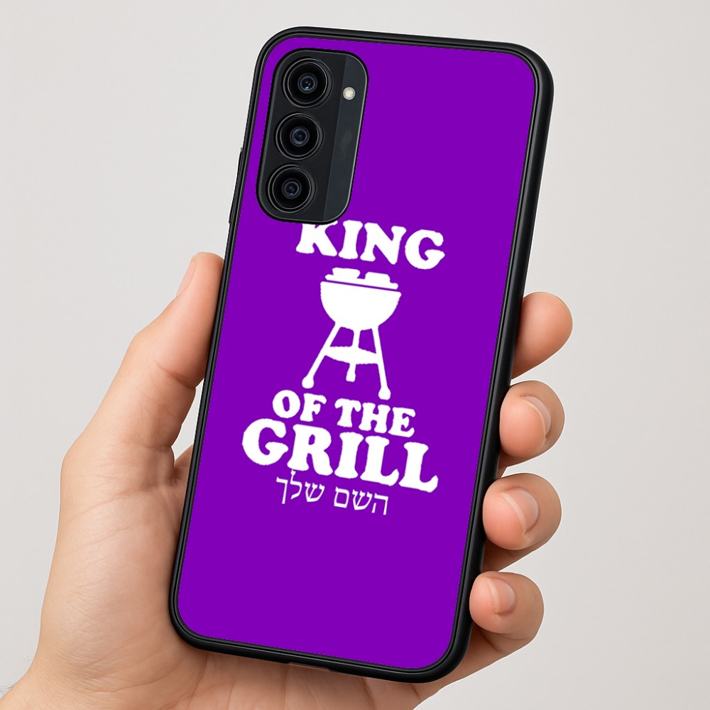 כיסוי בעיצוב אישי עם השם שלך לדגם - Motorola Moto G35 5G בעיצוב מלך הגריל