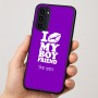 כיסוי בעיצוב אישי עם השם שלך לדגם - Motorola Moto G35 5G בעיצוב נשקי את חבר שלי