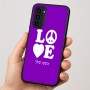 כיסוי בעיצוב אישי עם השם שלך לדגם - Motorola Moto G35 5G בעיצוב אהבה