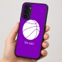 כיסוי בעיצוב אישי עם השם שלך לדגם - Motorola Moto G35 5G בעיצוב כדורסל