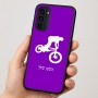 כיסוי בעיצוב אישי עם השם שלך לדגם - Motorola Moto G35 5G בעיצוב רוכב אופניים