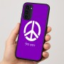 כיסוי בעיצוב אישי עם השם שלך לדגם - Motorola Moto G35 5G בעיצוב סמל השלום