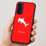 כיסוי בעיצוב אישי עם השם שלך לדגם - Motorola Moto G35 5G בעיצוב כריש ראש פטיש
