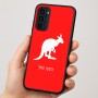 כיסוי בעיצוב אישי עם השם שלך לדגם - Motorola Moto G35 5G בעיצוב קנגורו