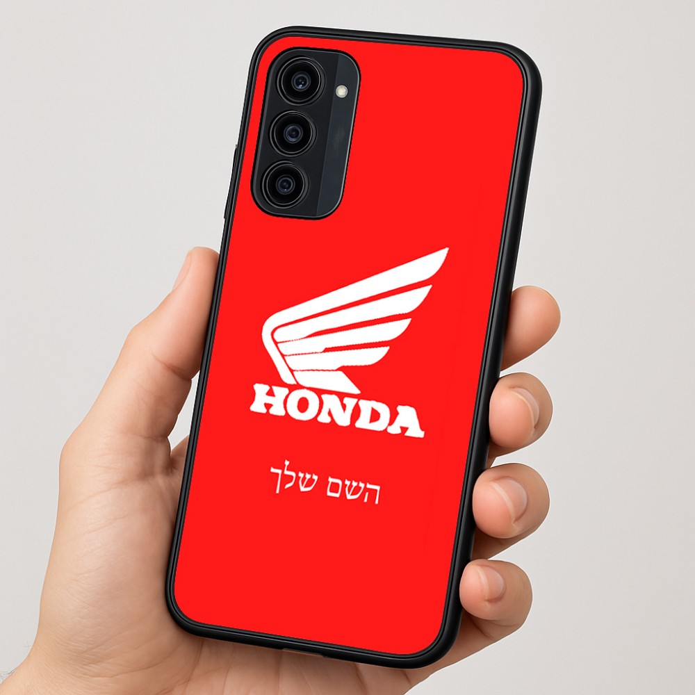כיסוי בעיצוב אישי עם השם שלך לדגם - Motorola Moto G35 5G בעיצוב הונדה