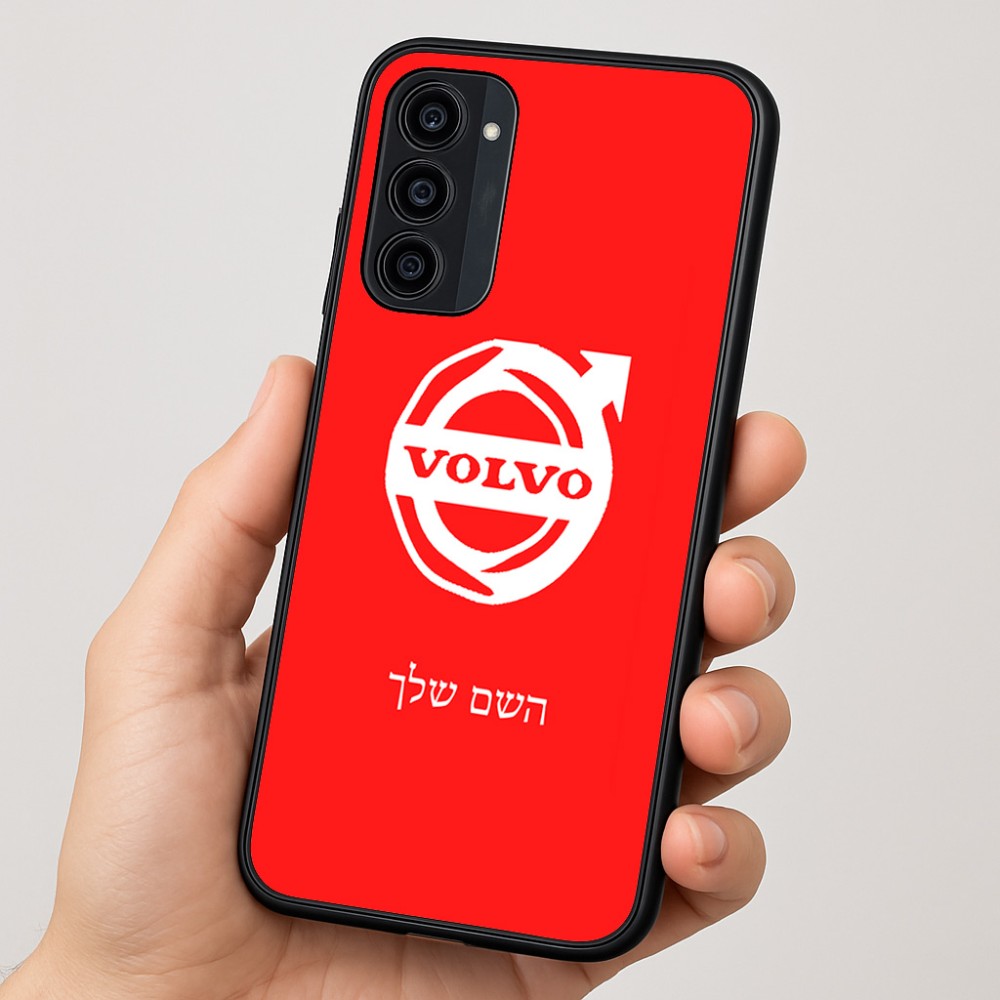 כיסוי בעיצוב אישי עם השם שלך לדגם - Motorola Moto G35 5G בעיצוב וולוו