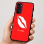 כיסוי בעיצוב אישי עם השם שלך לדגם - Motorola Moto G35 5G בעיצוב שפתיים - נשיקה