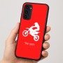 כיסוי בעיצוב אישי עם השם שלך לדגם - Motorola Moto G35 5G בעיצוב מוטוקרוס