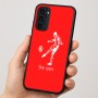 כיסוי בעיצוב אישי עם השם שלך לדגם - Motorola Moto G35 5G בעיצוב שחקן כדורגל