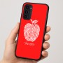 כיסוי בעיצוב אישי עם השם שלך לדגם - Motorola Moto G35 5G בעיצוב הדפס תפוח