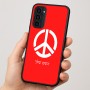 כיסוי בעיצוב אישי עם השם שלך לדגם - Motorola Moto G35 5G בעיצוב סמל השלום