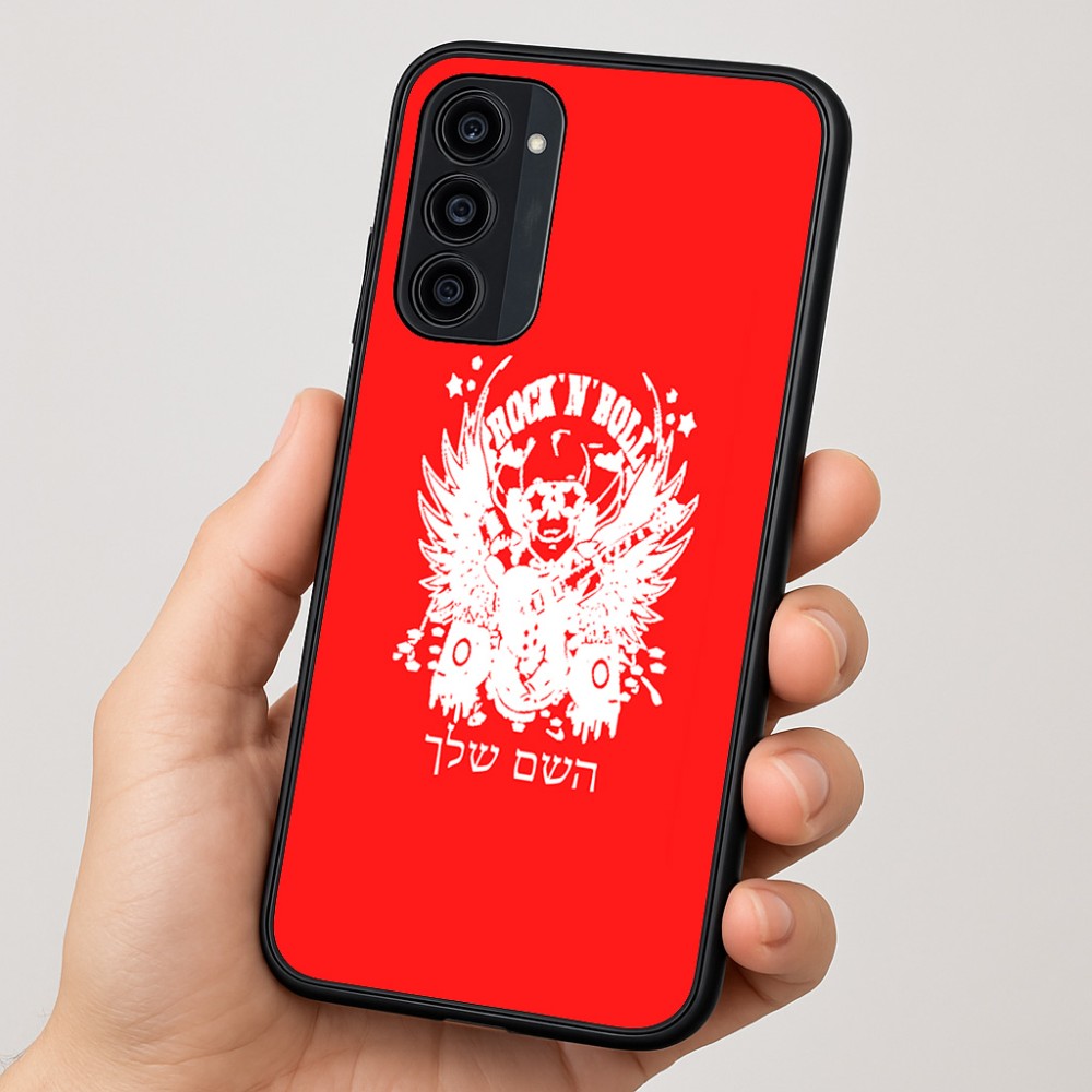 כיסוי בעיצוב אישי עם השם שלך לדגם - Motorola Moto G35 5G בעיצוב רוקנרול