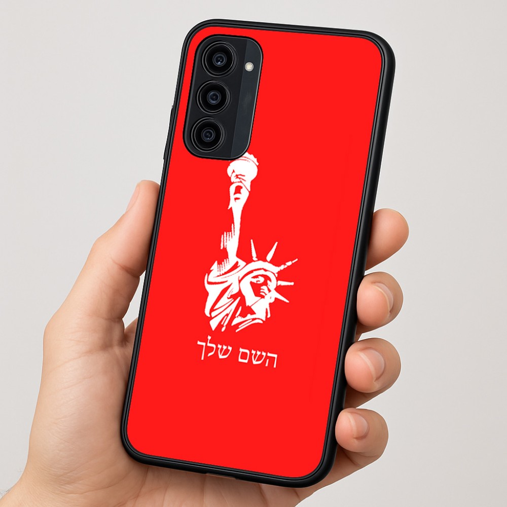 כיסוי בעיצוב אישי עם השם שלך לדגם - Motorola Moto G35 5G בעיצוב פסל החירות