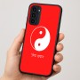 כיסוי בעיצוב אישי עם השם שלך לדגם - Motorola Moto G35 5G בעיצוב סמל יינג יאנג