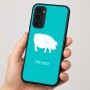 כיסוי בעיצוב אישי עם השם שלך לדגם - Motorola Moto G35 5G בעיצוב חזיר