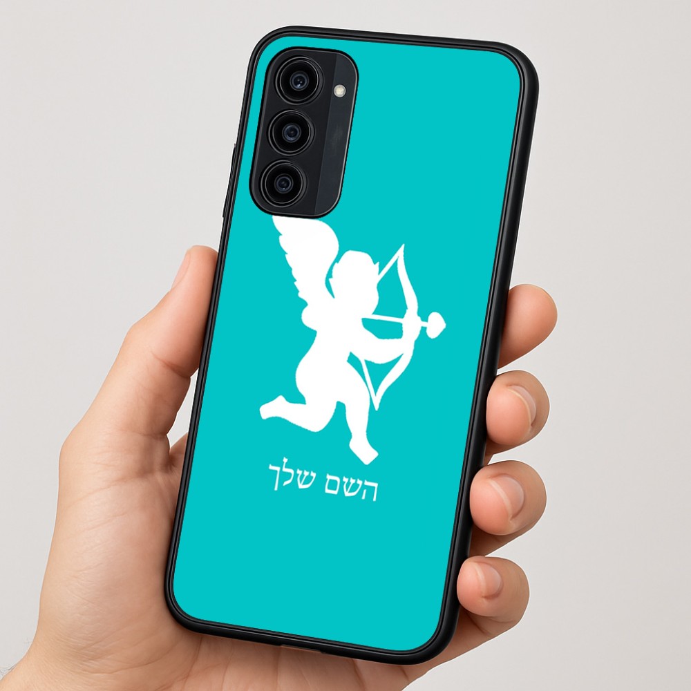 כיסוי בעיצוב אישי עם השם שלך לדגם - Motorola Moto G35 5G בעיצוב קופידון