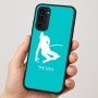 כיסוי בעיצוב אישי עם השם שלך לדגם - Motorola Moto G35 5G בעיצוב סקי