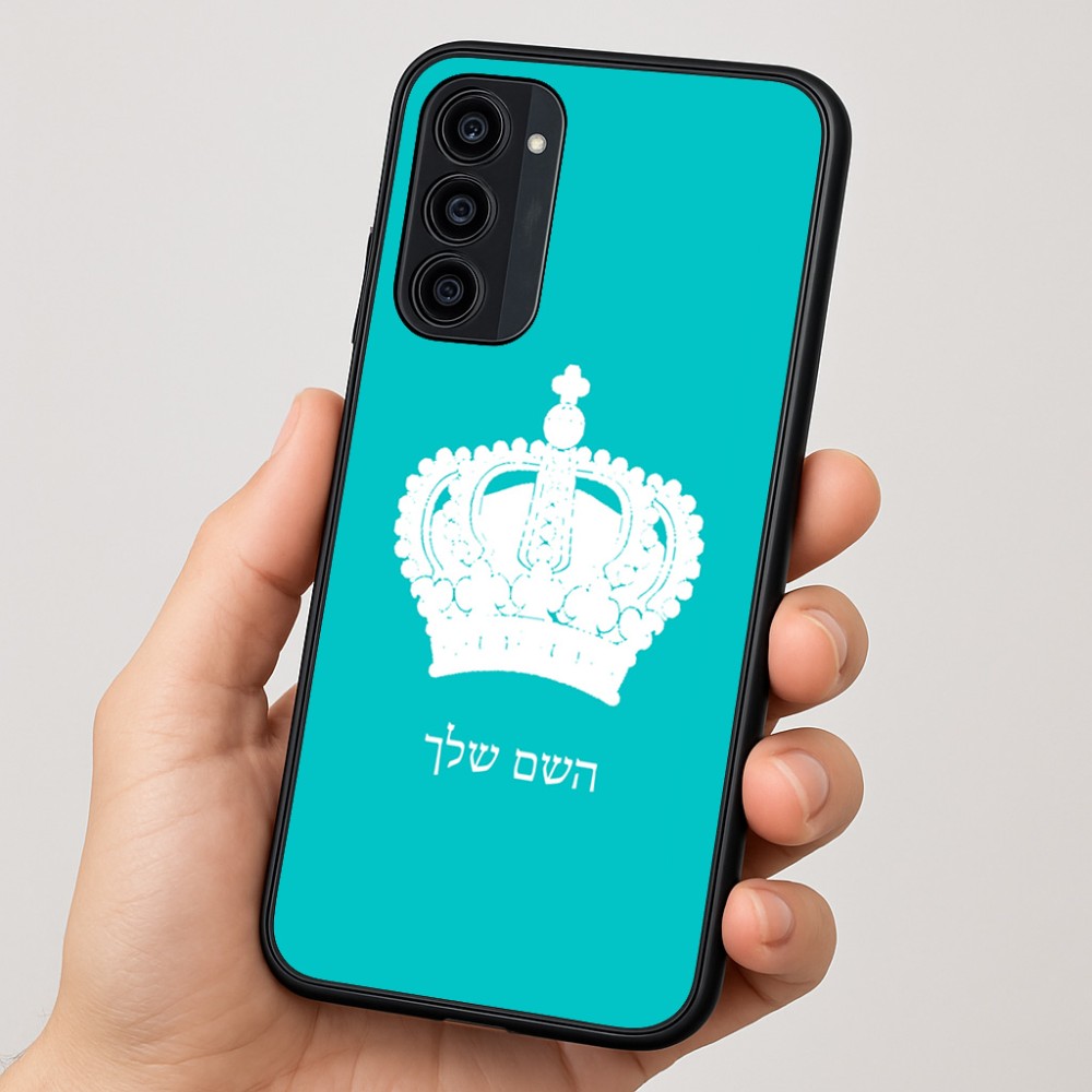 כיסוי בעיצוב אישי עם השם שלך לדגם - Motorola Moto G35 5G בעיצוב כתר מלכותי