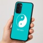 כיסוי בעיצוב אישי עם השם שלך לדגם - Motorola Moto G35 5G בעיצוב סמל יינג יאנג