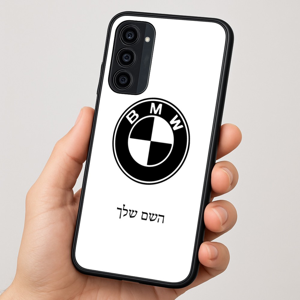 כיסוי בעיצוב אישי עם השם שלך לדגם - Motorola Moto G35 5G בעיצוב ב.מ.וו