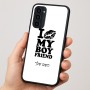 כיסוי בעיצוב אישי עם השם שלך לדגם - Motorola Moto G35 5G בעיצוב נשקי את חבר שלי