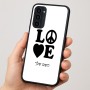 כיסוי בעיצוב אישי עם השם שלך לדגם - Motorola Moto G35 5G בעיצוב אהבה