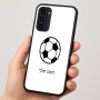 כיסוי בעיצוב אישי עם השם שלך לדגם - Motorola Moto G35 5G בעיצוב כדורגל כדור כדורגל