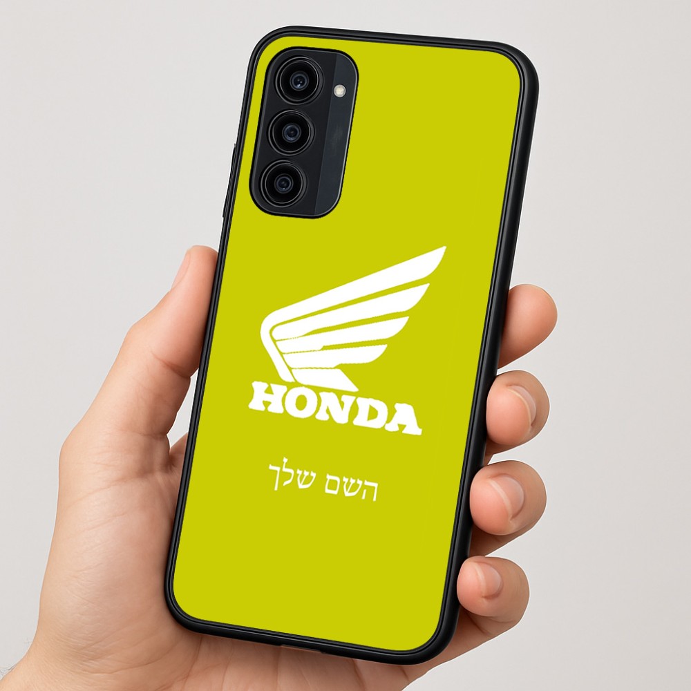 כיסוי בעיצוב אישי עם השם שלך לדגם - Motorola Moto G35 5G בעיצוב הונדה