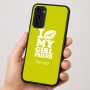 כיסוי בעיצוב אישי עם השם שלך לדגם - Motorola Moto G35 5G בעיצוב לנשק את החברה שלי