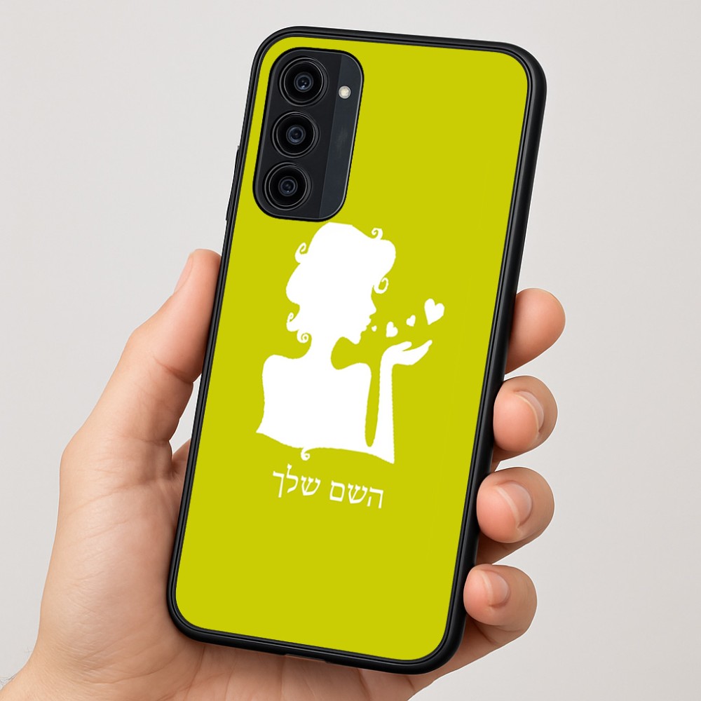 כיסוי בעיצוב אישי עם השם שלך לדגם - Motorola Moto G35 5G בעיצוב אהבת נשים