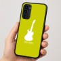 כיסוי בעיצוב אישי עם השם שלך לדגם - Motorola Moto G35 5G בעיצוב גיטרה