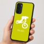 כיסוי בעיצוב אישי עם השם שלך לדגם - Motorola Moto G35 5G בעיצוב רוכב אופניים