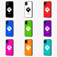 כיסוי בעיצוב אישי עם השם שלך לדגם - Motorola Moto G45 5G בעיצוב פרח היביסקוס