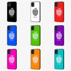 כיסוי בעיצוב אישי עם השם שלך לדגם - Motorola Moto G45 5G בעיצוב הדפס תפוח
