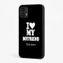 כיסוי בעיצוב אישי עם השם שלך לדגם - Motorola Moto G45 5G בעיצוב אוהבת את החבר שלי