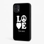כיסוי בעיצוב אישי עם השם שלך לדגם - Motorola Moto G45 5G בעיצוב אהבה