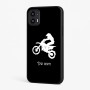 כיסוי בעיצוב אישי עם השם שלך לדגם - Motorola Moto G45 5G בעיצוב מוטוקרוס